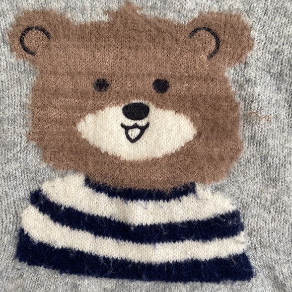 Zara baby teddy bear sweater size 18-24 months - Picture 3 of 8